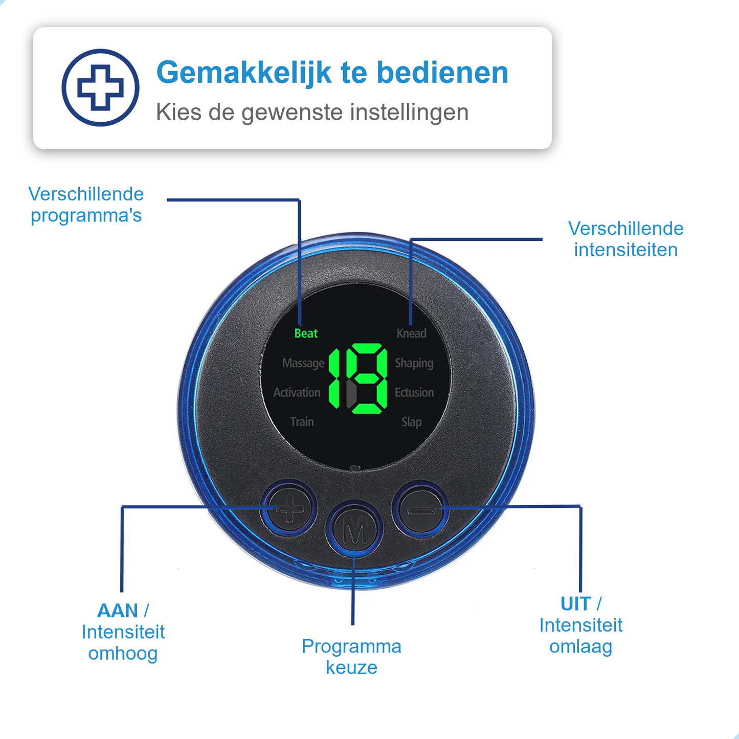 EMS Voetmassage Apparaat (19 standen)