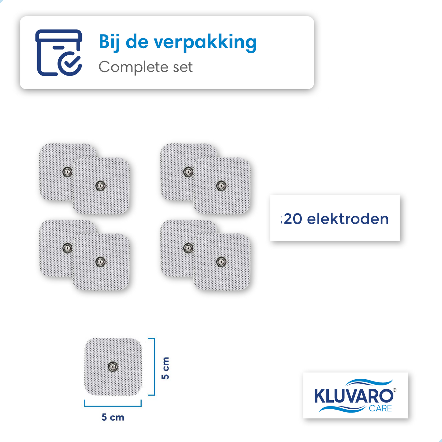 TENS/EMS Elektroden 20 stuks