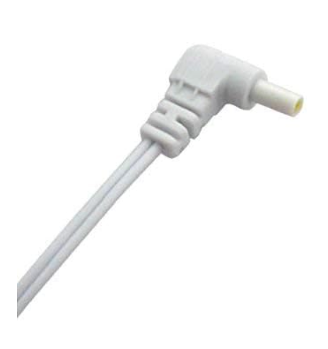 TENS/EMS Elektrodekabel 3.5mm-Knoopsluiting Set van 2